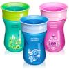 imageChicco 360 Spoutless RimTrainer with Removable Transparent Membrane  SpillResistant  TopRack Dishwasher Safe  OpenCup Training  Easy to Hold with Ergonomic Indents  Blue  9 MonthsGreen