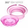 imageChicco 360 Spoutless RimTrainer with Removable Transparent Membrane  SpillResistant  TopRack Dishwasher Safe  OpenCup Training  Easy to Hold with Ergonomic Indents  Blue  9 MonthsPink