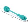 imageChicco 95 Silicone Bottle Brush with FoodGrade Silicone Bristles  Dishwasher ampamp Sterilizer Safe  NonSlip Comfort Grip Handle  Hangs for Drying ampamp Storage  Teal1 Count Pack of 1