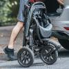 imageChicco Activ3 Jogging Stroller AllTerrain Stroller Compatible with Chicco Infant Car Seats not Included Baby Travel Gear  EclipseGreyEclipse