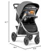 imageChicco Bravo 3in1 Trio Travel System Bravo QuickFold Stroller with KeyFit 30 Infant Car Seat and Base Car Seat and Stroller Combo  CallaGreyCamden