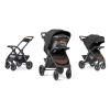 imageChicco Bravo 3in1 Trio Travel System Bravo QuickFold Stroller with KeyFit 30 Infant Car Seat and Base Car Seat and Stroller Combo  CallaGreySpringhill