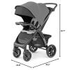 imageChicco Bravo LE ClearTex QuickFold Stroller  Pewter  GreyBravo LE Stroller  Pewter
