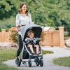imageChicco Bravo LE ClearTex QuickFold Stroller  Pewter  GreyBravo Stroller  Black