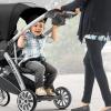 imageChicco BravoFor2 StandingSitting Double Stroller  Iron  BlackGreyIron
