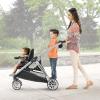 imageChicco BravoFor2 StandingSitting Double Stroller  Iron  BlackGreyIron
