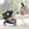 imageChicco BravoFor2 StandingSitting Double Stroller  Iron  BlackGreyIron