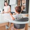 imageChicco Caddy HookOn Chair Portable High Chair for Babies and Toddlers for Children up to 37 lbs Lightweight Compact Fold  BlackBlackCharcoal