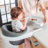 imageChicco Caddy HookOn Chair Portable High Chair for Babies and Toddlers for Children up to 37 lbs Lightweight Compact Fold  BlackBlackCharcoal