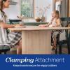imageChicco Chicco Cinch Clamping Booster Seat with Quick Set Up EasytoClean Removable Seat Cushion and 3Point Harness  MochaGrey