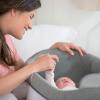 imageChicco Close to You 3in1 Bedside Bassinet Portable Newborn Bassinet with Wheels AdjustableHeight Changing Table  Heather GreyGreyDove