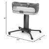 imageChicco Close to You 3in1 Bedside Bassinet Portable Newborn Bassinet with Wheels AdjustableHeight Changing Table  Heather GreyGreyHeather Grey