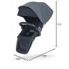 imageChicco Corso Flex Convertible Stroller  Legend  BlackModular Toddler Seat