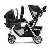 imageChicco Cortina Together Double Stroller  Minerale  BlackSilverMinerale