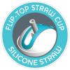imageChicco Double Wall Insulated FlipTop Sippy Cup with Silicone Straw and SpillFree Lid 9oz TopRack Dishwasher Safe  Easy to Hold with Ergonomic Indents  Blue DiscoverTeal 2pk  12 monthSunburst SilverBlue