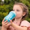 imageChicco DoubleWall Insulated Sippy Cup with BiteProof Rim Spout and SpillFree Lid 9oz  TopRack Dishwasher Safe  Easy to Hold Ergonomic Indents  GreenTeal Ombre 2pk  12 monthsBlue  Teal