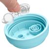 imageChicco DoubleWall Insulated Sippy Cup with BiteProof Rim Spout and SpillFree Lid 9oz  TopRack Dishwasher Safe  Easy to Hold Ergonomic Indents  GreenTeal Ombre 2pk  12 monthsBlue  Teal