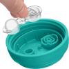 imageChicco DoubleWall Insulated Sippy Cup with BiteProof Rim Spout and SpillFree Lid 9oz  TopRack Dishwasher Safe  Easy to Hold Ergonomic Indents  GreenTeal Ombre 2pk  12 monthsTeal  Green