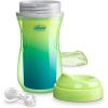 imageChicco DoubleWall Insulated Sippy Cup with BiteProof Rim Spout and SpillFree Lid 9oz  TopRack Dishwasher Safe  Easy to Hold Ergonomic Indents  GreenTeal Ombre 2pk  12 monthsGreenTeal Ombre