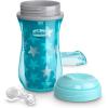 imageChicco DoubleWall Insulated Sippy Cup with BiteProof Rim Spout and SpillFree Lid 9oz  TopRack Dishwasher Safe  Easy to Hold Ergonomic Indents  GreenTeal Ombre 2pk  12 monthsBlue  Teal
