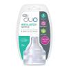 imageChicco Duo 100 Silicone IntuiLatch Baby Bottle Nipple with AntiColic Valve  SkinLike Texture and BreastLike Flow  Stage 3 Fast Flow  2pk  6 Months1 Count Pack of 1