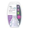 imageChicco Duo 100 Silicone IntuiLatch Baby Bottle Nipple with AntiColic Valve  SkinLike Texture and BreastLike Flow  Stage 3 Fast Flow  2pk  6 Months2 Count Pack of 2