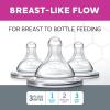 imageChicco Duo 100 Silicone IntuiLatch Baby Bottle Nipple with AntiColic Valve  SkinLike Texture and BreastLike Flow  Stage 3 Fast Flow  2pk  6 Months2 Count Pack of 2