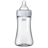 imageChicco Duo 5oz Hybrid Baby Bottle with InvinciGlass Inside and Plastic Outside  Dishwasher Bottle Warmer and Electric Sterilizer Safe  IntuiLatch Nipple  ClearGrey 2pkGrey