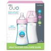 imageChicco Duo 9oz Hybrid Baby Bottle with InvinciGlass Inside and Plastic Outside  Dishwasher Bottle Warmer and Electric Sterilizer Safe  IntuiLatch Nipple  ClearPink 2pkPink
