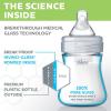 imageChicco Duo Deluxe Hybrid Baby Bottle Starter Gift Set with InvinciGlass Inside and Plastic Outside  Dishwasher Bottle Warmer and Electric Sterilizer Safe  IntuiLatch Nipple  ClearGreyGrey