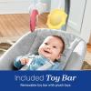 imageChicco Float Baby Bouncer Seat Quilted Organic Cotton Seat Pad Included bar with Plush  CloudGrey