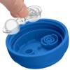 imageChicco Glow in the Dark DoubleWall Insulated Sippy Cup with BiteProof Rim Spout and SpillFree Lid 9oz TopRack Dishwasher Safe  Easy to Hold with Ergonomic Indents  Blue 12 monthsBlue