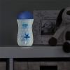 imageChicco Glow in the Dark DoubleWall Insulated Sippy Cup with BiteProof Rim Spout and SpillFree Lid 9oz TopRack Dishwasher Safe  Easy to Hold with Ergonomic Indents  Blue 12 monthsBlue