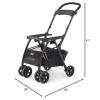 imageChicco KeyFit Caddy Frame Stroller Accepts All Chicco Infant Car Seats Adjustable Handle Parent Tray  BlackBlack