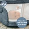 imageChicco LullaGlide 3in1 Stationary Baby Bassinet Gliding and Portable Bassinet Waterproof Mattress and Fitted Sheet Includes Carry Bag  LunaGrey