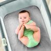 imageChicco LullaGo Bassinet Sheet  Soft Stripe  Grey