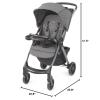 imageChicco Mini Bravo Plus Lightweight Stroller  Graphite  GreyGraphite
