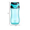imageChicco My Tumbler Open Rim Water Bottle with FreeFlow Spout 12oz Spill Proof when Lid is Closed  FlipUp Carry Handle  TopRack Dishwasher Safe  Easy to Hold Toddler Cup  Pink  2 YearsBlue