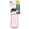 imageChicco My Tumbler Open Rim Water Bottle with FreeFlow Spout 12oz Spill Proof when Lid is Closed  FlipUp Carry Handle  TopRack Dishwasher Safe  Easy to Hold Toddler Cup  Pink  2 YearsPink