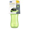 imageChicco My Tumbler Open Rim Water Bottle with FreeFlow Spout 12oz Spill Proof when Lid is Closed  FlipUp Carry Handle  TopRack Dishwasher Safe  Easy to Hold Toddler Cup  Pink  2 YearsGreen