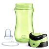 imageChicco My Tumbler Open Rim Water Bottle with FreeFlow Spout 12oz Spill Proof when Lid is Closed  FlipUp Carry Handle  TopRack Dishwasher Safe  Easy to Hold Toddler Cup  Pink  2 YearsGreen