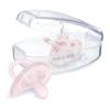 imageChicco PhysioForma 100 Soft Silicone One Piece Pacifier for Babies 616 Months  BPA ampamp Latex Free  Reusable Case  BlueGreen 2pkSoft Pink  2 Pack