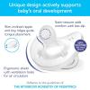 imageChicco PhysioForma 100 Soft Silicone One Piece Pacifier for Babies 616 Months  BPA ampamp Latex Free  Reusable Case  BlueGreen 2pkSoft Pink  2 Pack