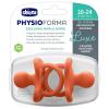 imageChicco PhysioForma 100 Soft Silicone One Piece Pacifier for Babies 616 Months  BPA ampamp Latex Free  Reusable Case  BlueGreen 2pkTerracotta Two Pack