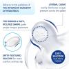 imageChicco PhysioForma Luxe Silicone One Piece Pacifier for Babies Aged 06m  Fashion Textured Shield  BPA ampamp Latex Free Reusable Sterilizing Case Blush 2pkSpring Collection