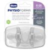 imageChicco PhysioForma Luxe Silicone One Piece Pacifier for Babies Aged 06m  Fashion Textured Shield  BPA ampamp Latex Free Reusable Sterilizing Case Blush 2pkCrystal Two Pack