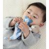 imageChicco Pocket Buddies Soft Pacifier HolderLovey Soothing Plush Toy Animal 0m Pink BunnyBlue