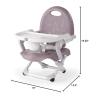 imageChicco Pocket Snack Portable Booster Seat for Babies and Toddlers with 3 Height Adjustments Secure Attachment to Dining Chairs EasytoClean for Children up to 50 lbs  LavenderPurpleLavender