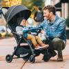 imageChicco Presto SelfFolding Compact Stroller with Canopy Lightweight Aluminum Frame Umbrella Stroller for Babies and Toddlers up to 50 lbs  GraphiteGrey