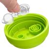 imageChicco SemiSoft Trainer with BiteResistant Spout and SpillFree Lid 7oz Removable NonSlip Handles  TopRack Dishwasher Safe  Easy to Hold Ergonomic Indents  Blue 6 monthsGreen